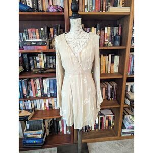 Free People sand beige dress